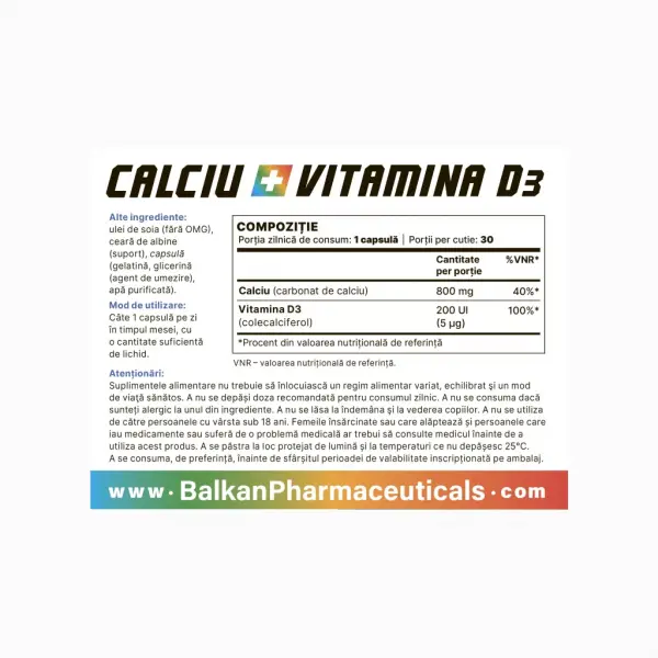 Calcium + Vitamin D3 - 3