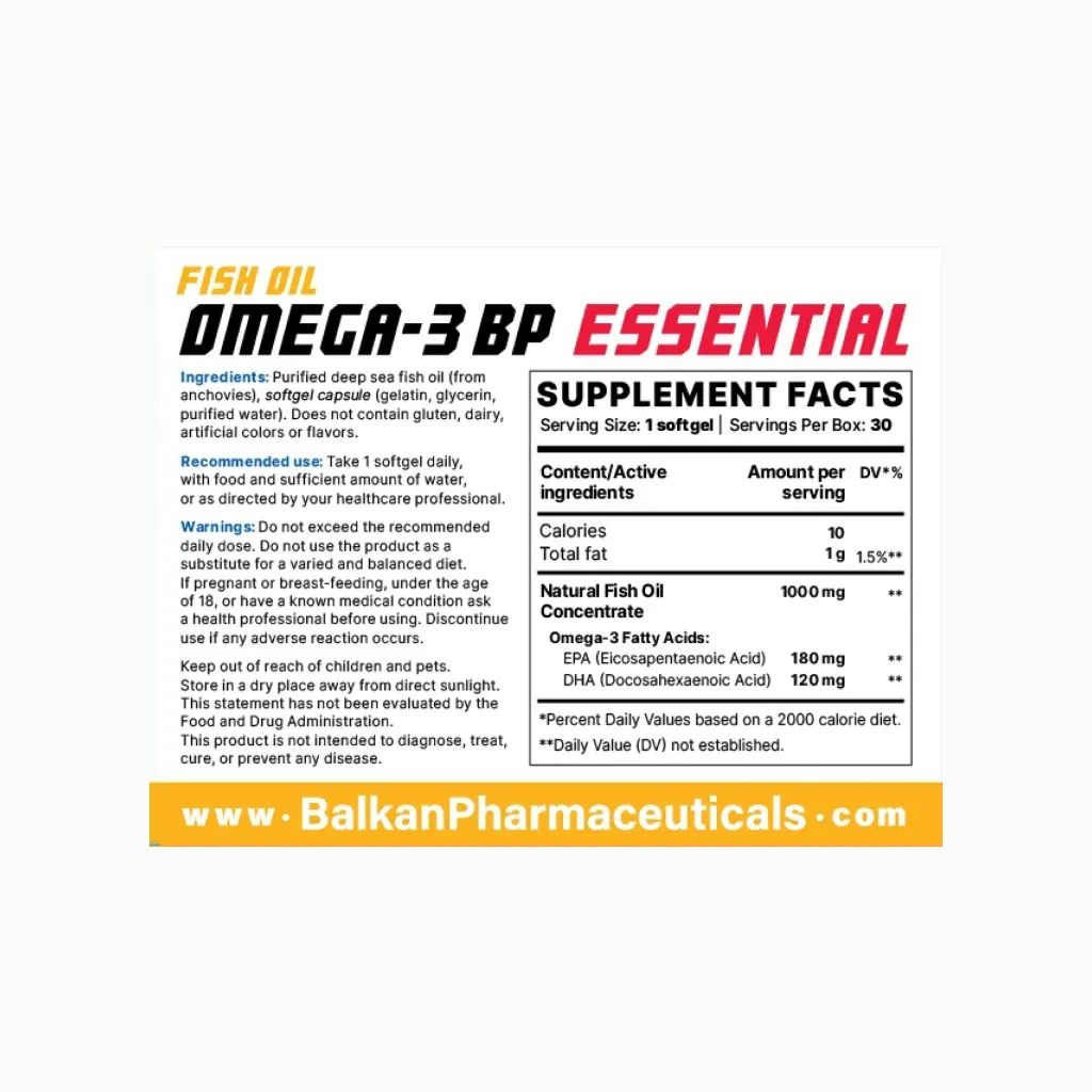 Omega 3 Essential Fish Oil - 2