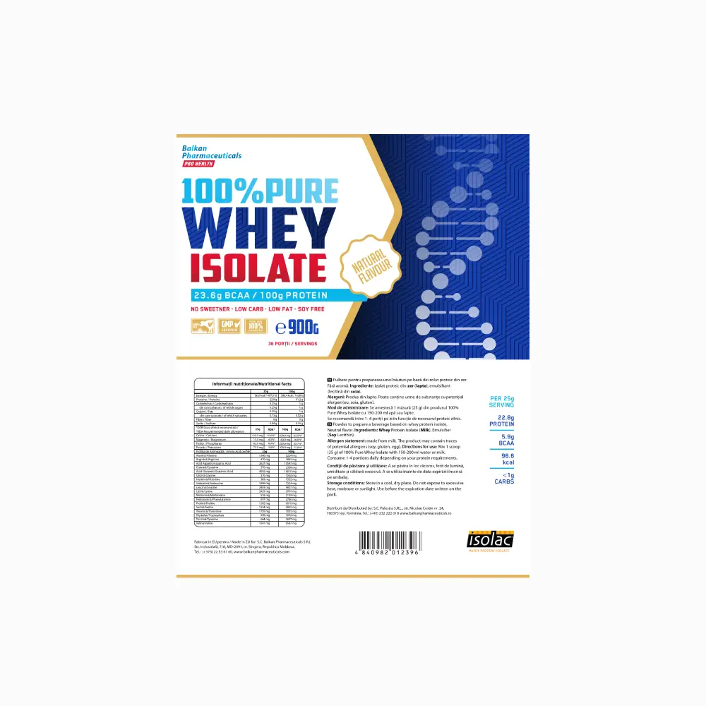 WHEY ISOLATE 100% PURE  - 2